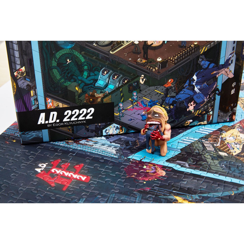 A.D. 2.222 - Cyberpunk Character Jigsaw Puzzle 1000 pieces. 