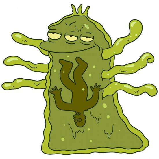 Big alien slug - Futurama fan art