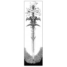 Frostmourne. Warcraft poster. Digital edition