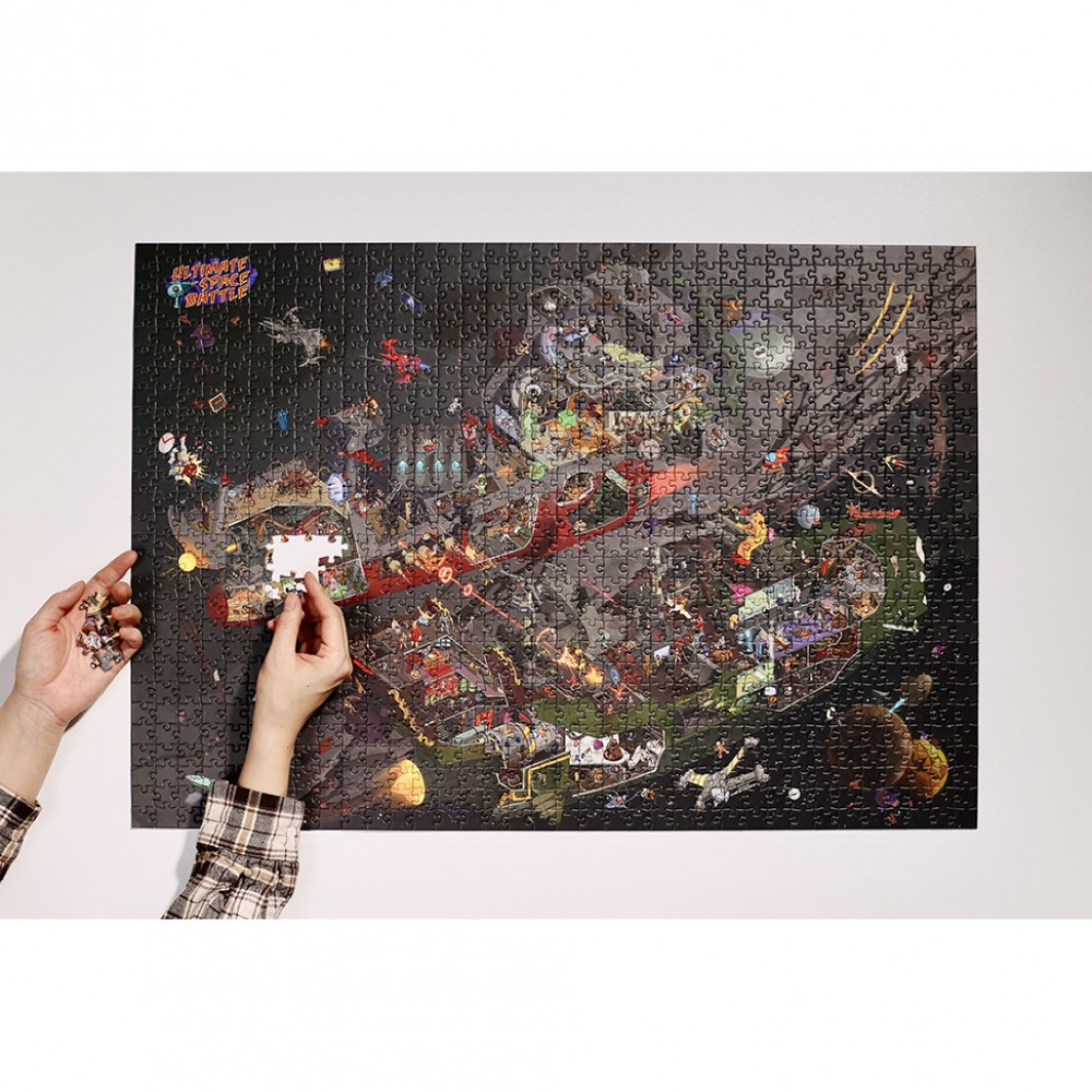 Ultimate Space Battle - Jigsaw puzzle 1000 pieces. 