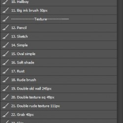 Tool presets for Adobe Photoshop CS6+