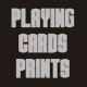 Playing cards prints